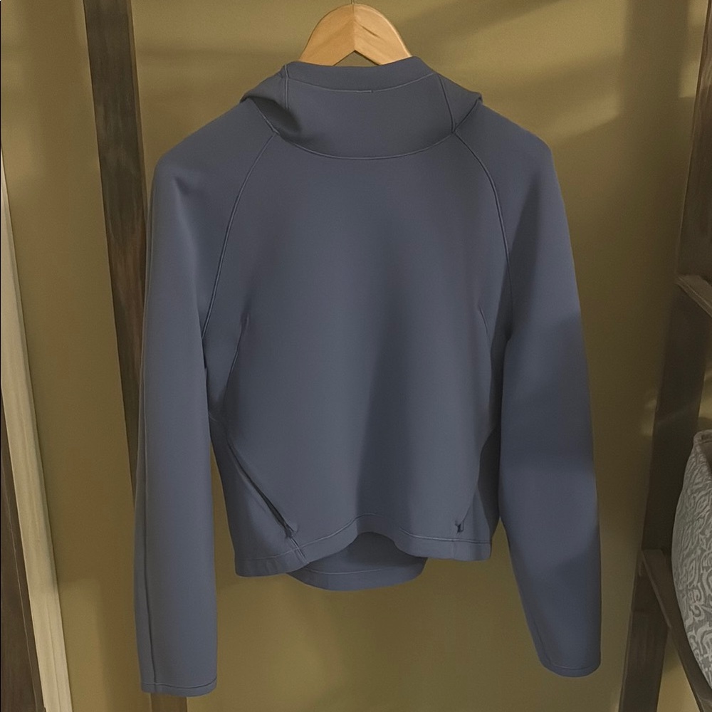 Blue Lululemon scooba style hoodie